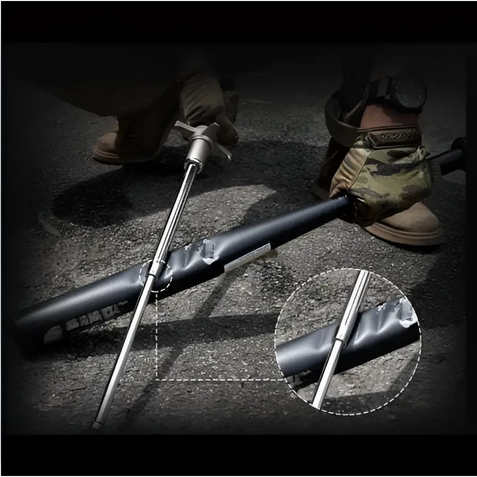 Telescopic self-defense anti-cut stick
