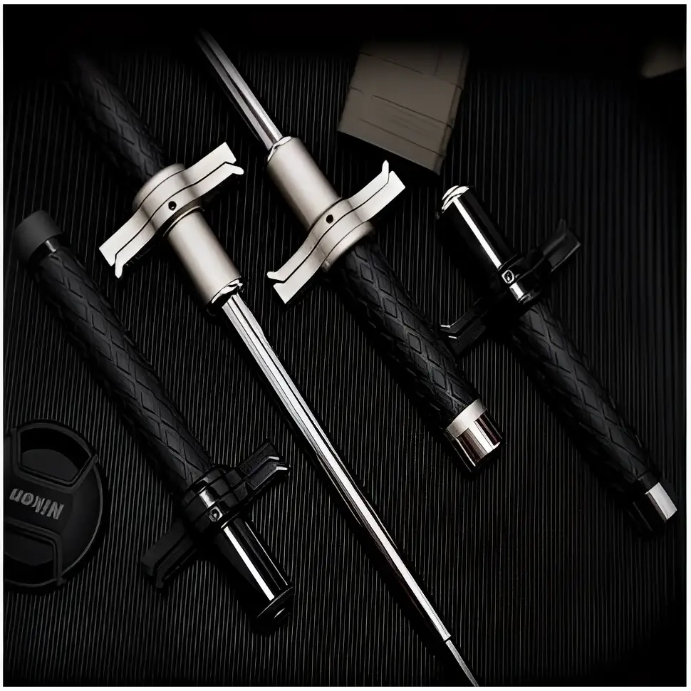 Telescopic self-defense anti-cut stick