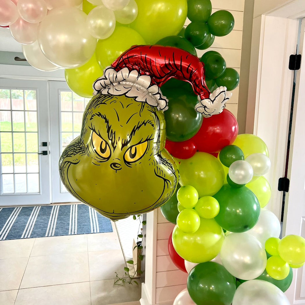 Grinchmas Inspired Christmas Balloon Garland Kit