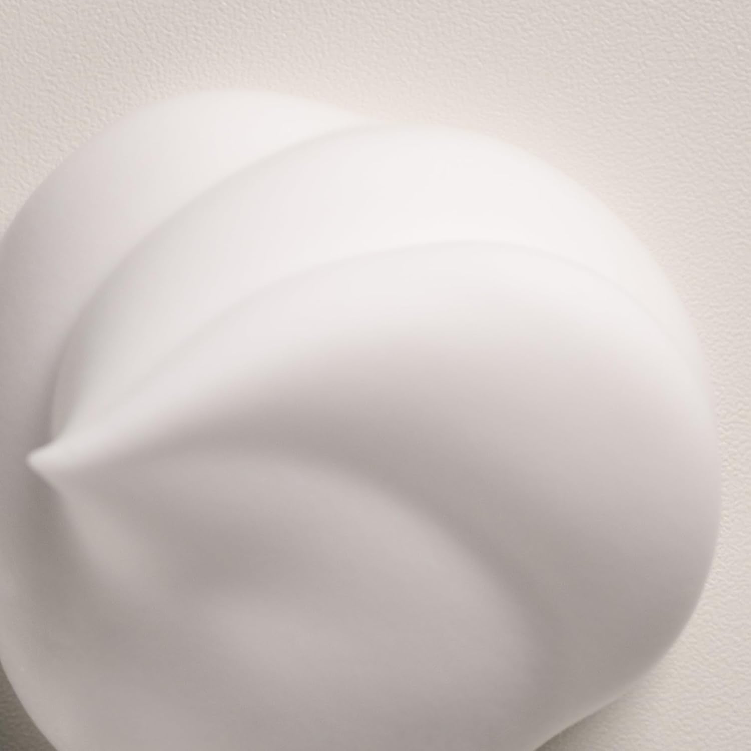 White creamy mousse foam