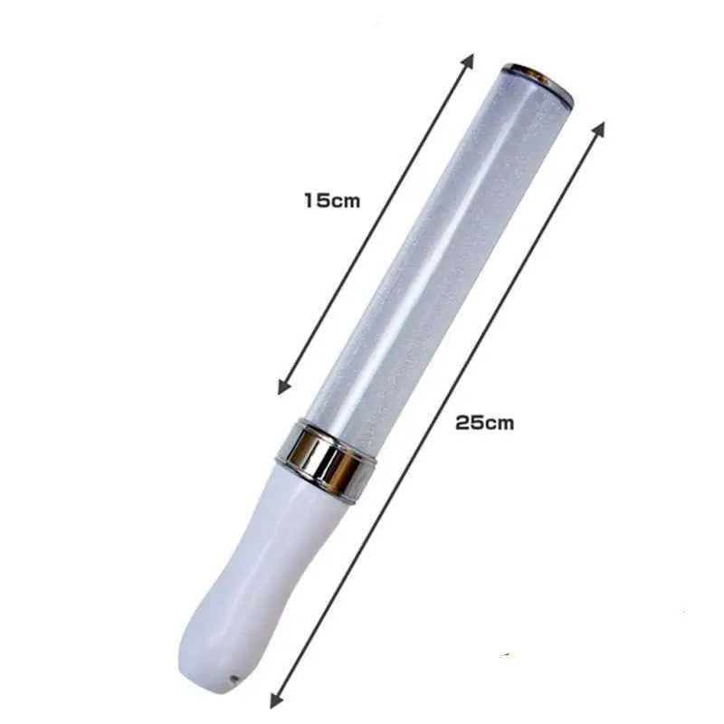 Two White LED Glow Stick Lights with Wrist Straps