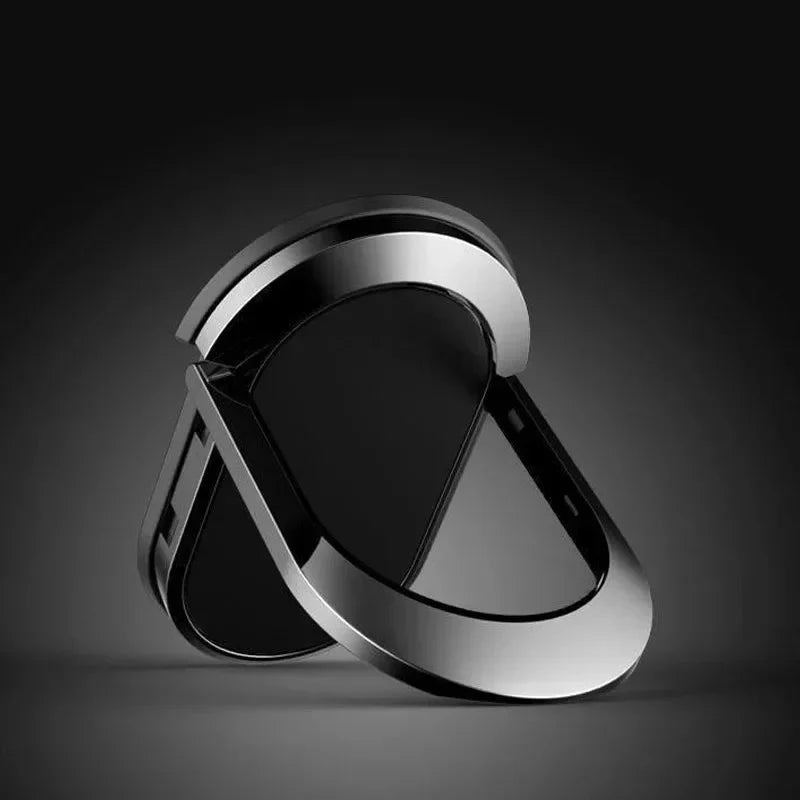 Universal Metal Finger Ring Holder | 360° Rotating Phone Stand and Car Mount