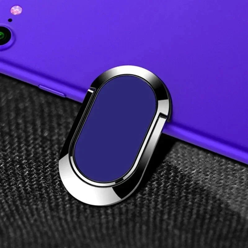 Universal Metal Finger Ring Holder | 360° Rotating Phone Stand and Car Mount