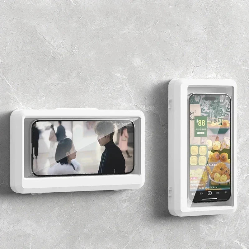 Universal Waterproof Shower Phone Holder | Anti-Fog Wall Mount Case