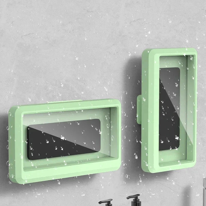 Universal Waterproof Shower Phone Holder | Anti-Fog Wall Mount Case