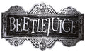 Beetlejuice Wall Art Street Sign Halloween Decoration