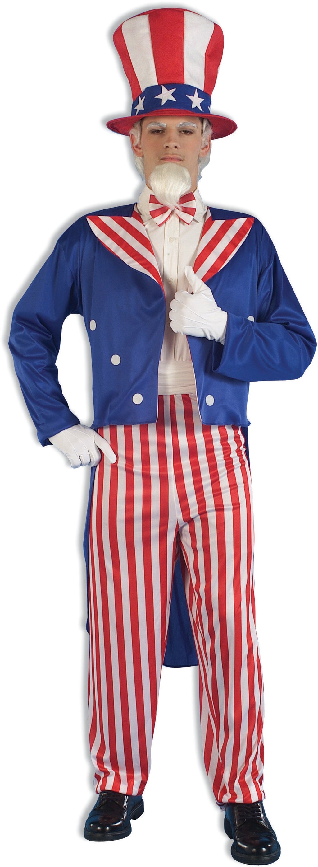 Uncle Sam Deluxe Patriotic July 4th Adult Costume