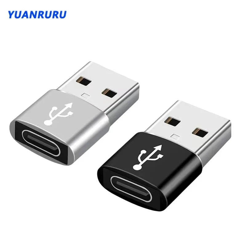 USB to Type-C Adapter | USB 3.0 / 2.0 Male to Type-C Female Converter for Charging and Data Sync