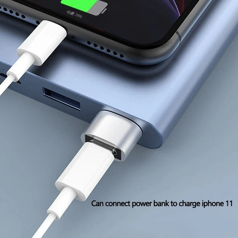 USB to Type-C Adapter | USB 3.0 / 2.0 Male to Type-C Female Converter for Charging and Data Sync