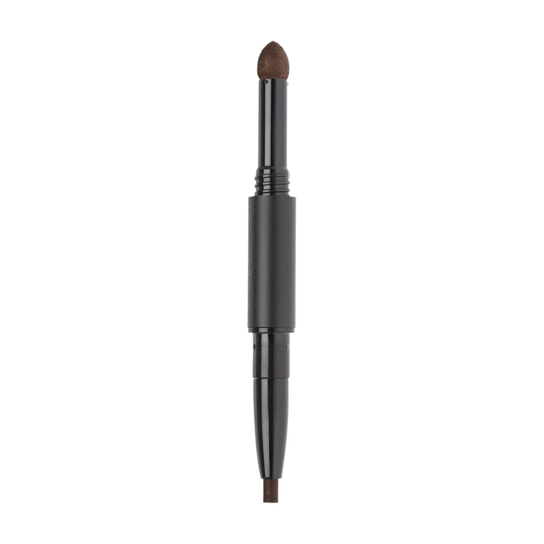 Smokey eye makeup baton with brown smudge tip and black barrel
