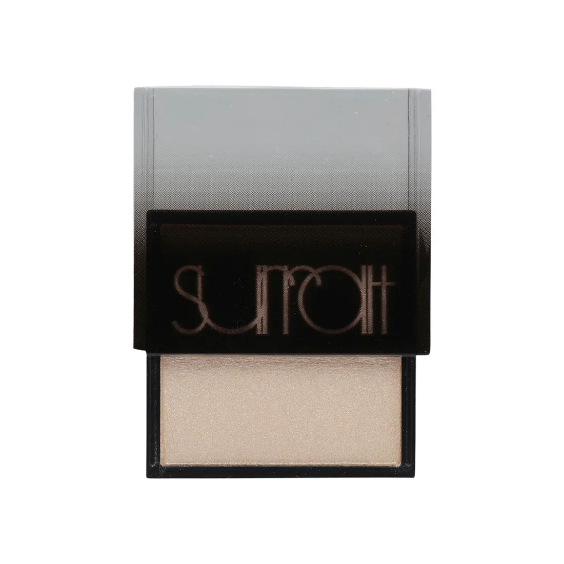 Eyeshadow compact with light champagne shimmer pan