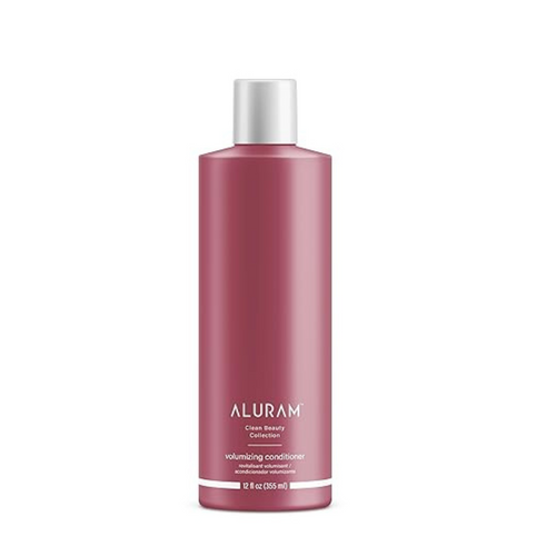 ALURAM volumizing conditioner bottle, maroon with white cap