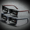Square Polarized Sunglasses for Men 2 Pack | UV Protection Anti-Glare Mirror Shades
