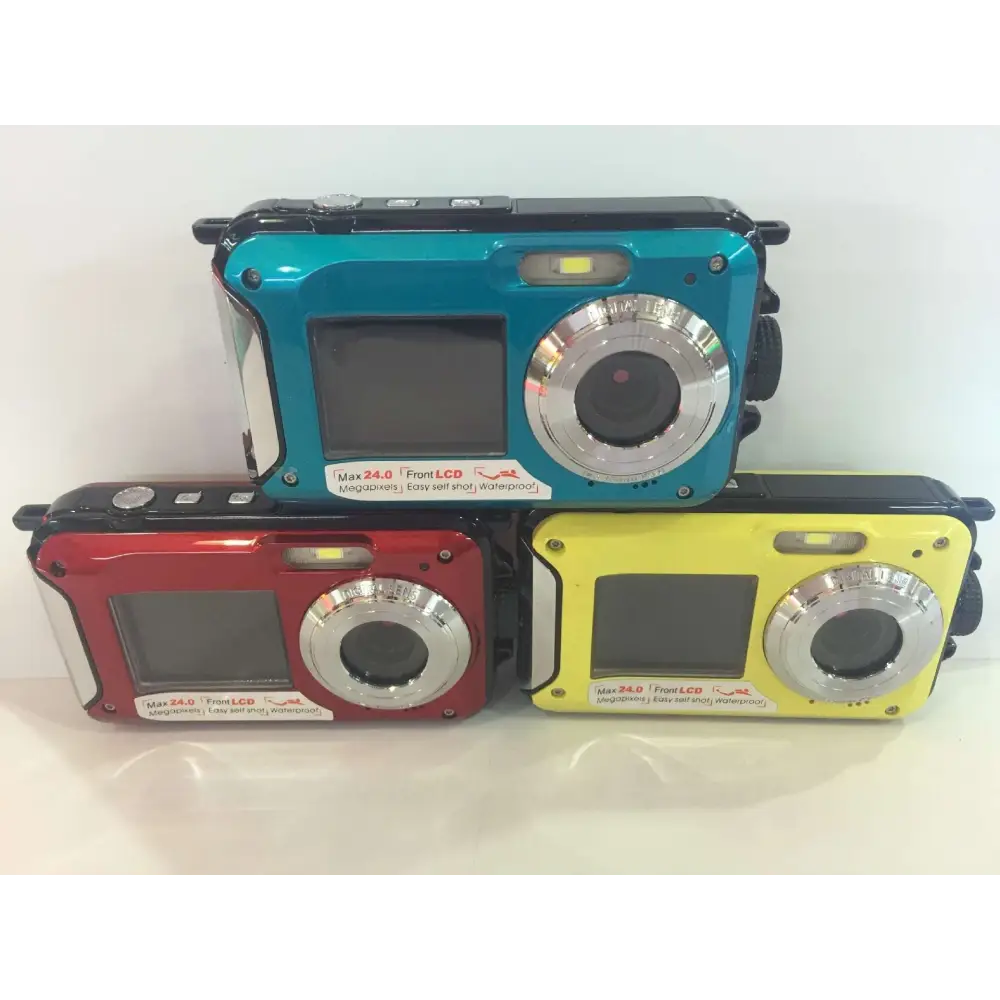 Waterproof 24MP Rugged Selfie Digital Camera