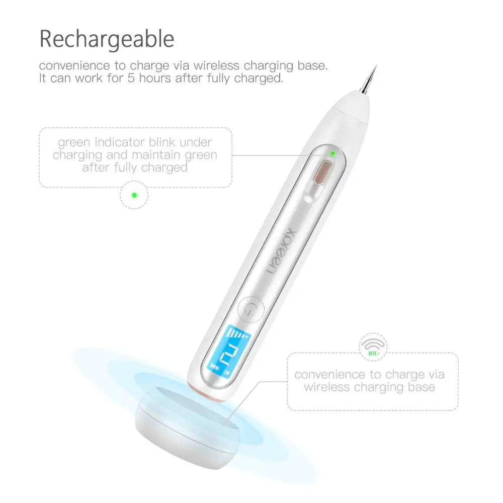 Wireless Microcurrent Laser Beauty Instrument with Gear Position Display