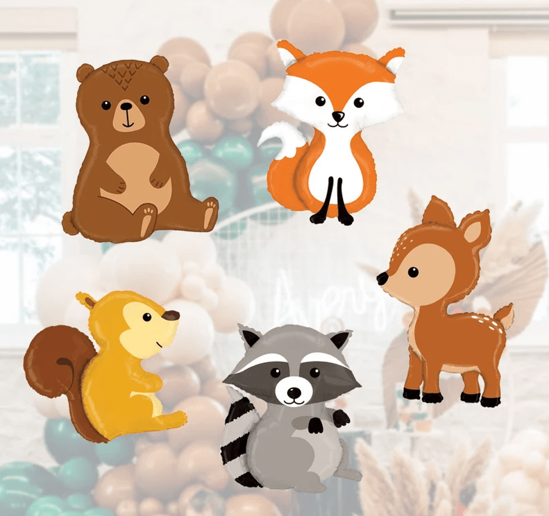 Woodland Balloon Garland Kit – Mocha, Green & Blush
