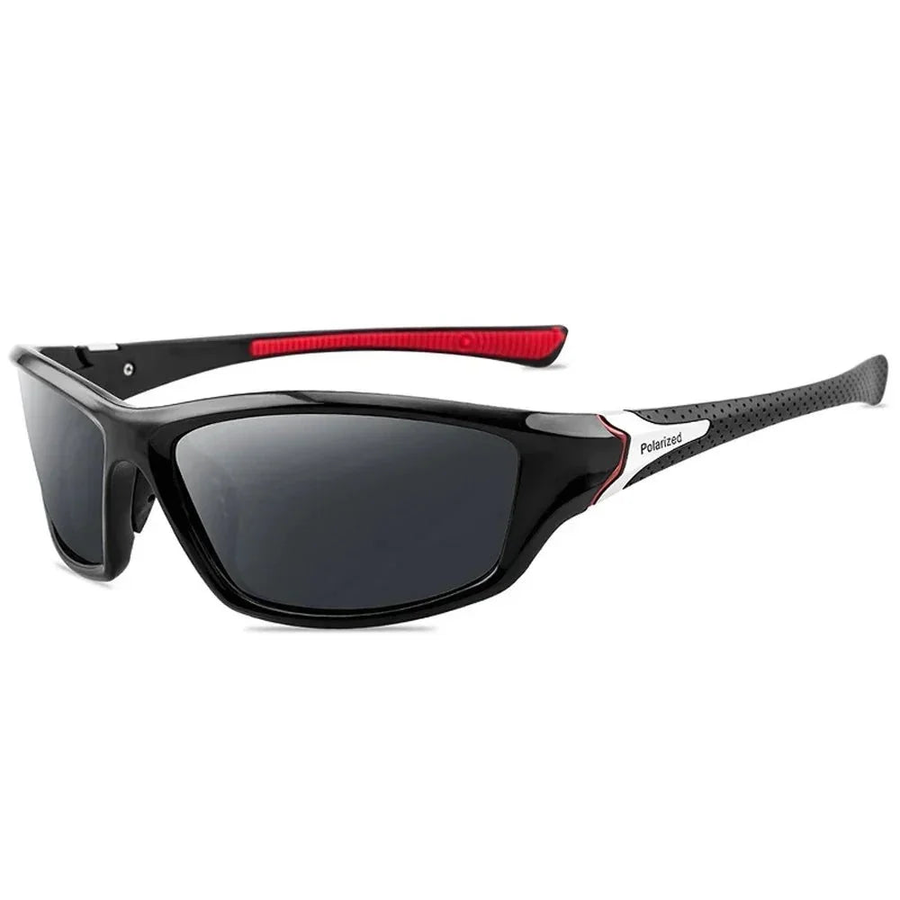 Polarized Goggle-Style Sunglasses | UV Protection Mirror Lens Eyewear