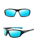 Polarized Goggle-Style Sunglasses | UV Protection Mirror Lens Eyewear